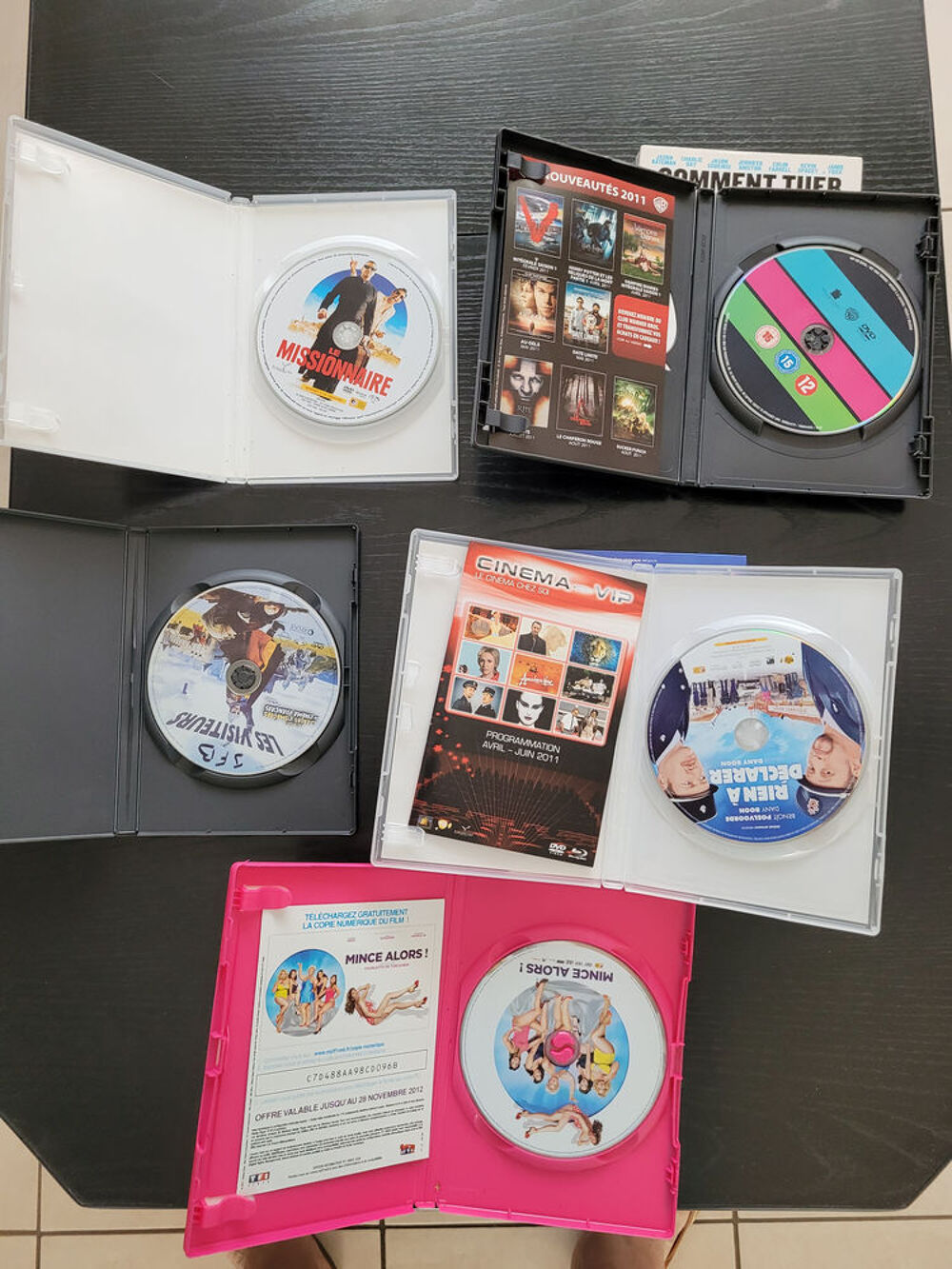 Lot de 5 DVD - Com&eacute;dies fran&ccedil;aises et am&eacute;ricaines DVD et blu-ray