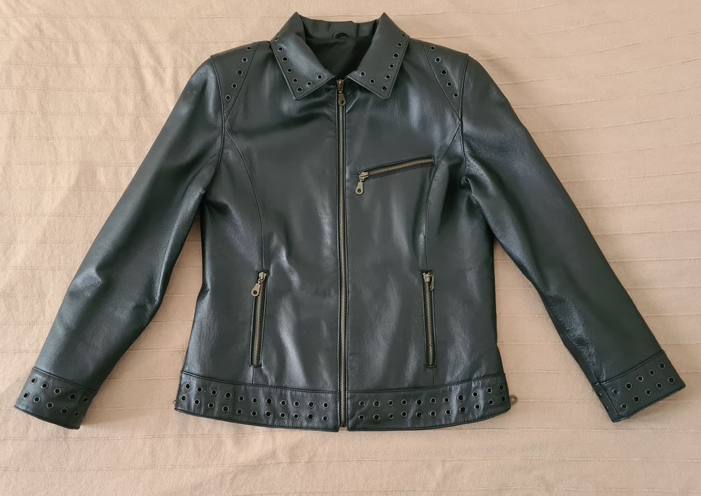 Veste en cuir femme Vtements