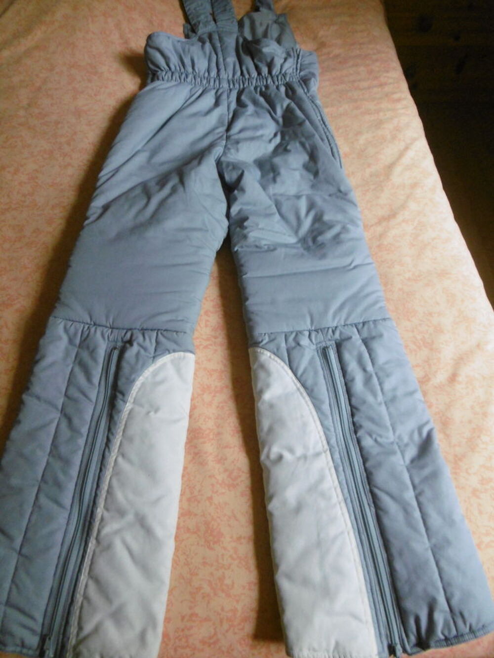 Salopette de ski mixte, gris clair, taille S (38) Vêtements