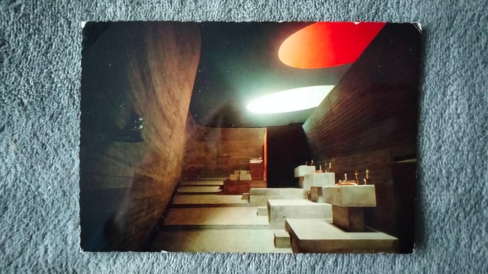 Lot 5 cartes postales vintage Couvent La Tourette Le Corbusi 