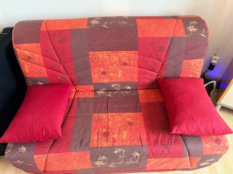 Banquette-lit BZ tissu imprim� patchwork 120 Toulouse (31)