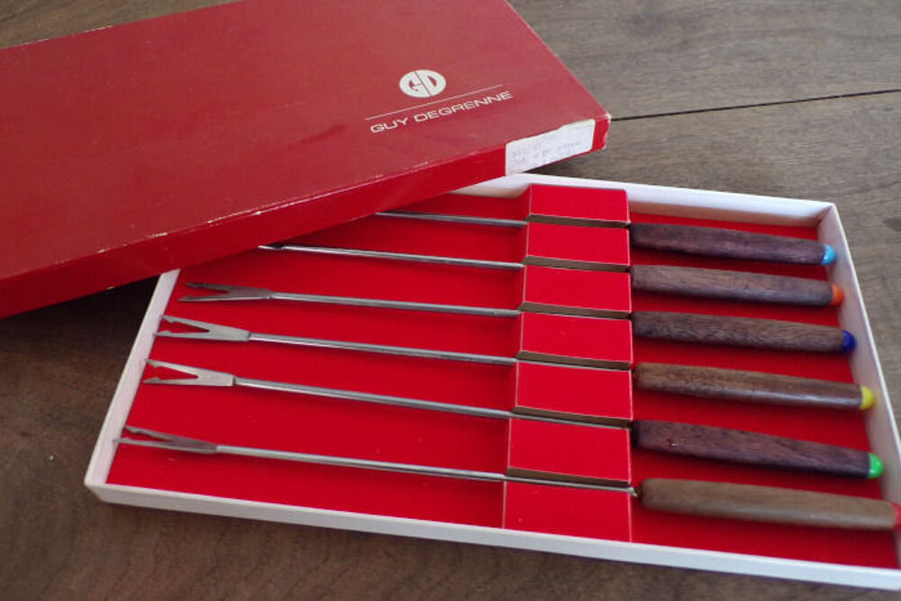 Fourchettes &agrave; fondue Guy Degrenne coffret 6 pi&egrave;ces Décoration