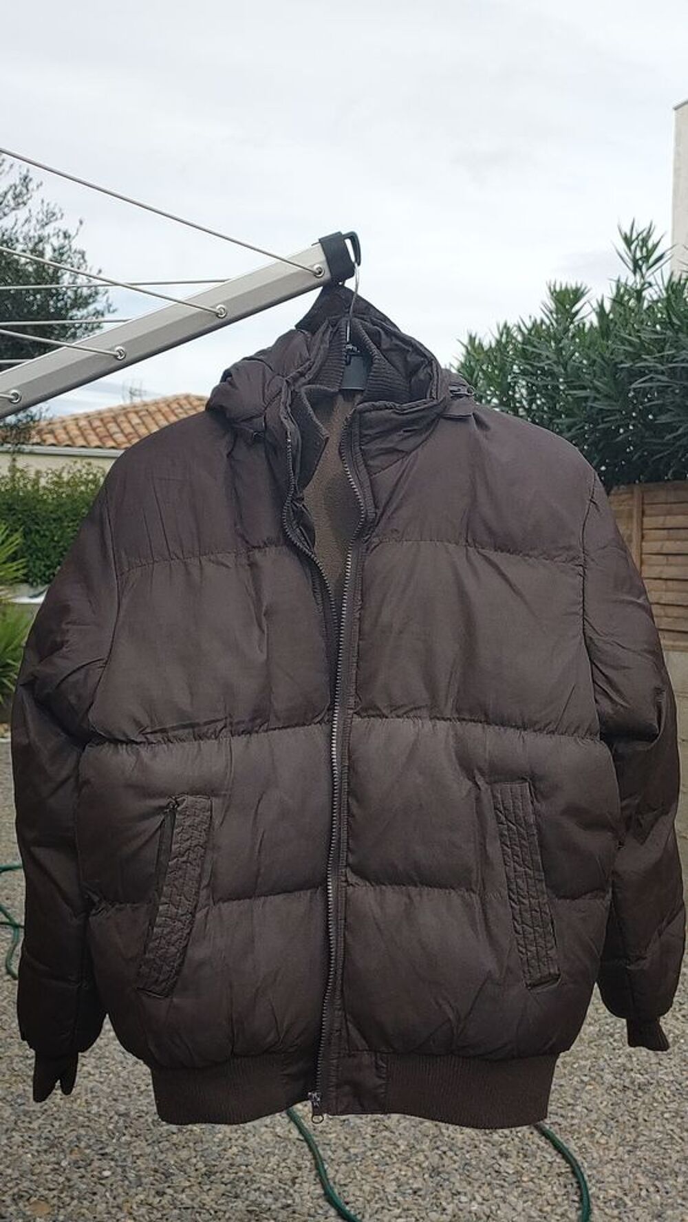 Blouson &agrave; Capuche Maille C&ocirc;tes Doubl&eacute; - Ado/Gar&ccedil;on : 12-14 A V�tements enfants