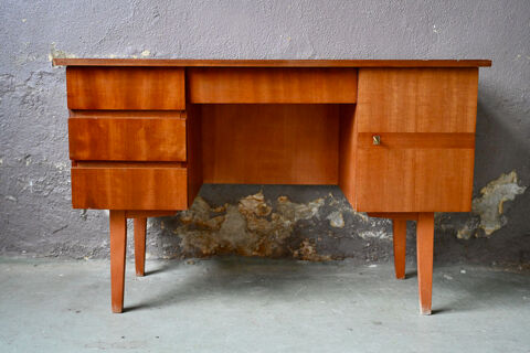 Bureau � tiroir de style vintage scandinave � double caisson 420 Wintzenheim (68)