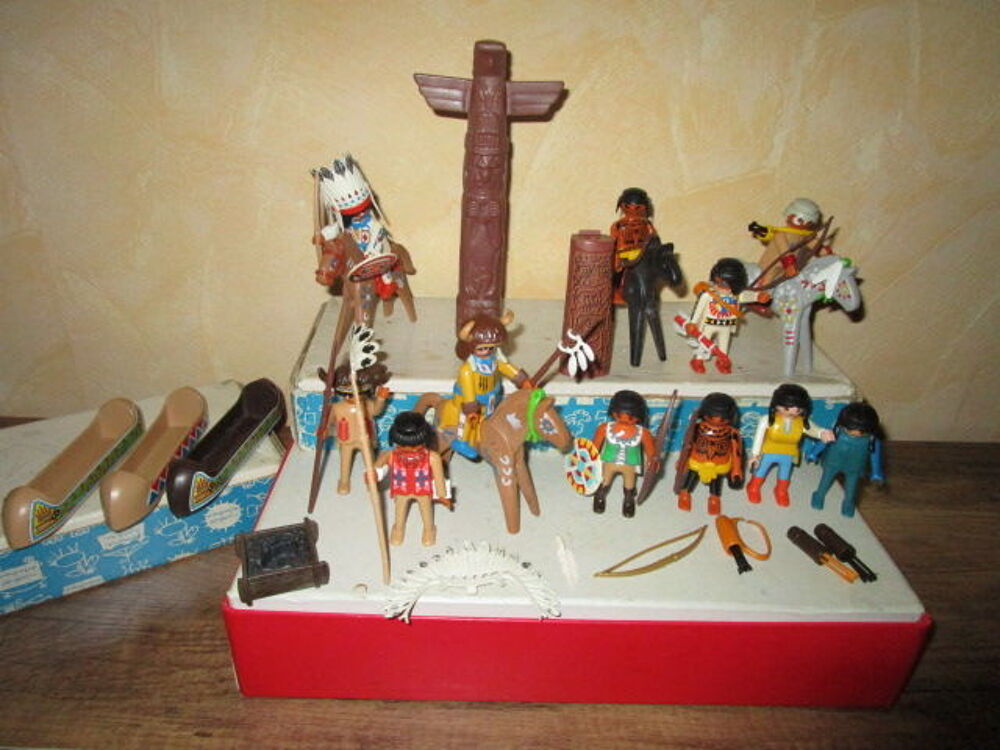 playmobil indien+chevaux+accessoires Jeux / jouets
