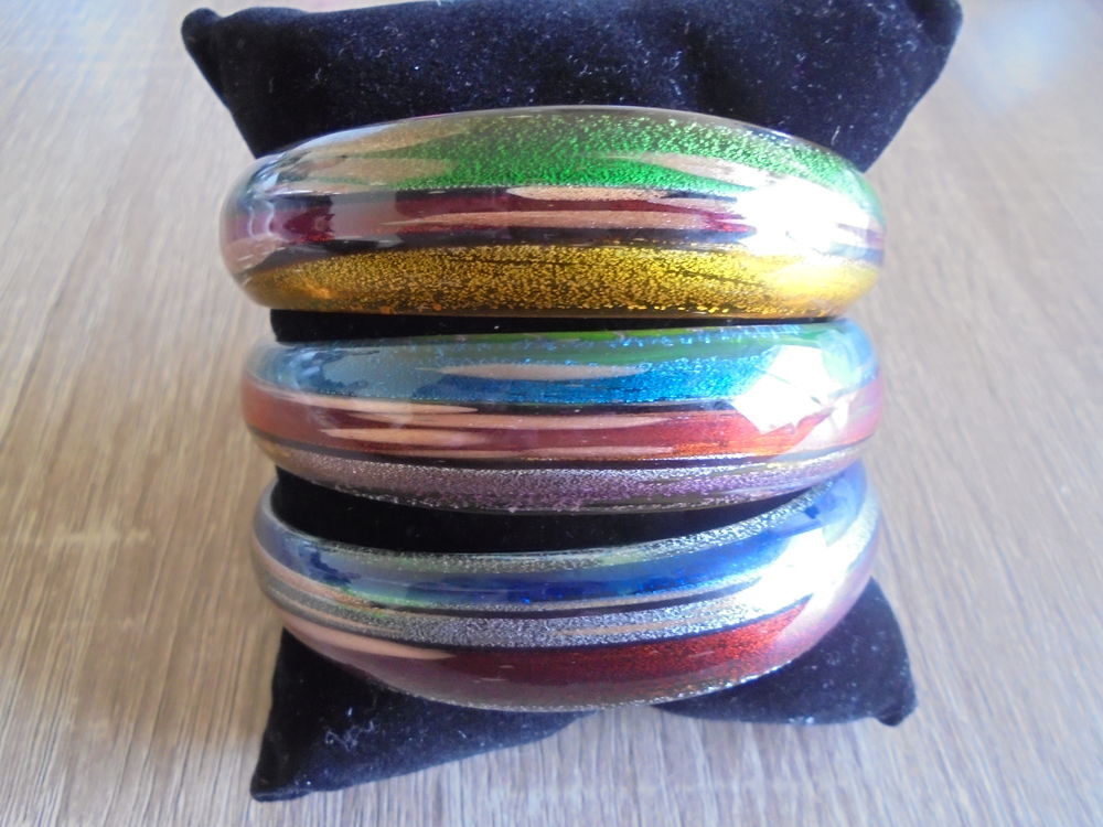 Bracelet en verre (28b) Bijoux et montres