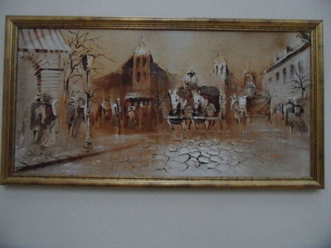 tableau peintre CHEZAR (1913/2008 ) 400 Givors (69)