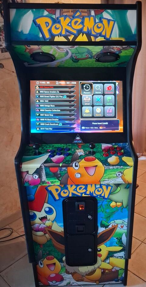 borne arcade pandora dx d�co pok�mon 3000 jeux 1390 Purgerot (70)