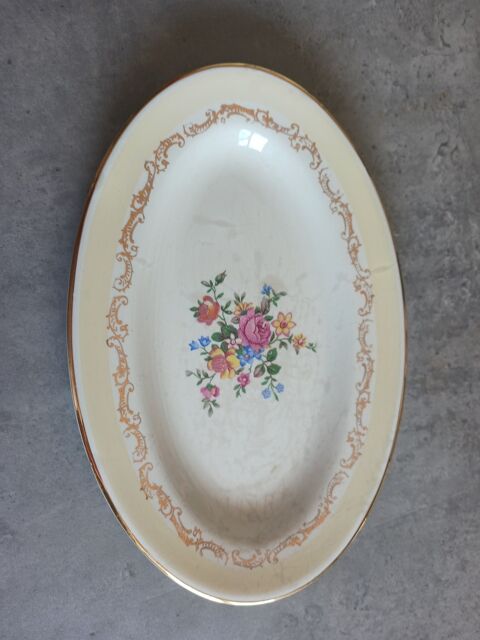 Assiette et plat Décorative Florale en Porcelaine 15 Thourotte (60)