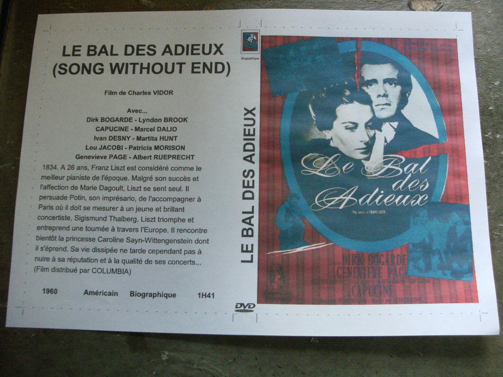 Film : " Le bal des adieux " DVD et blu-ray