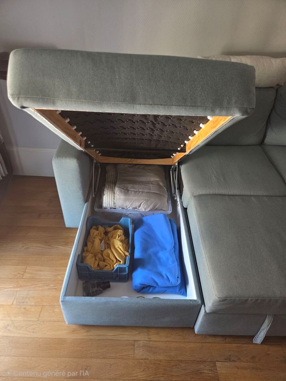 Canap&eacute; convertible d'angle avec m&eacute;ridienne IKEA B&Aring;RSL&Ouml;V Meubles