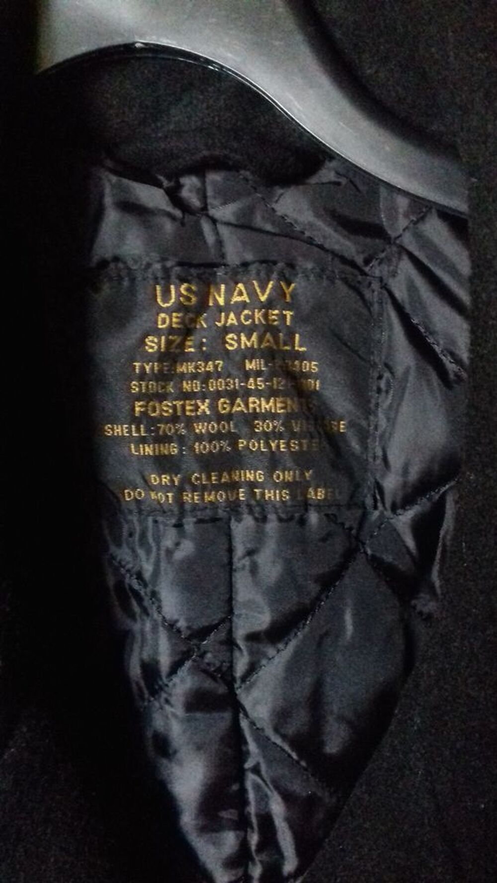 Caban US NAVY Vtements
