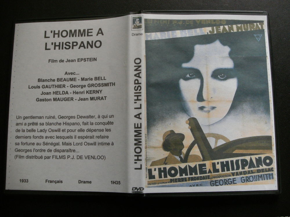 Rare film : " L homme a l hispano " DVD et blu-ray