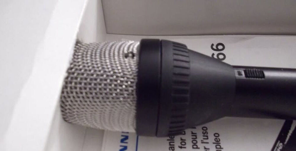 Micro de cin&eacute;ma st&eacute;r&eacute;o Sennheiser MKE66 Etat neuf Instruments de musique