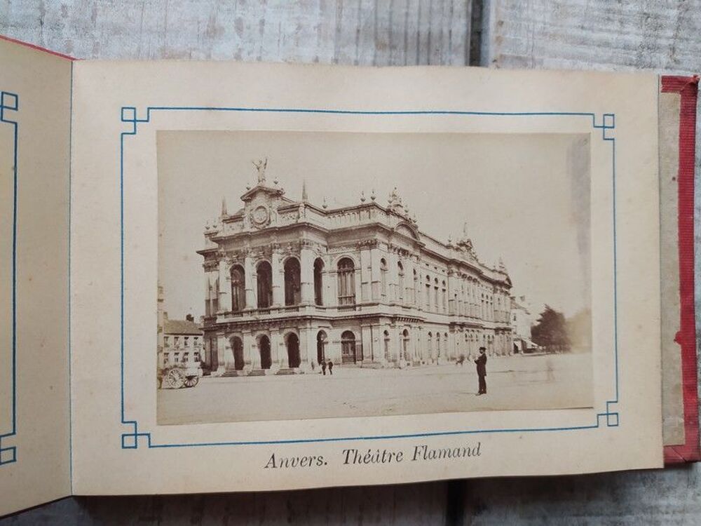 Anvers Album 12 Photographies Albumin&eacute;es XIX&egrave;me&nbsp; 
