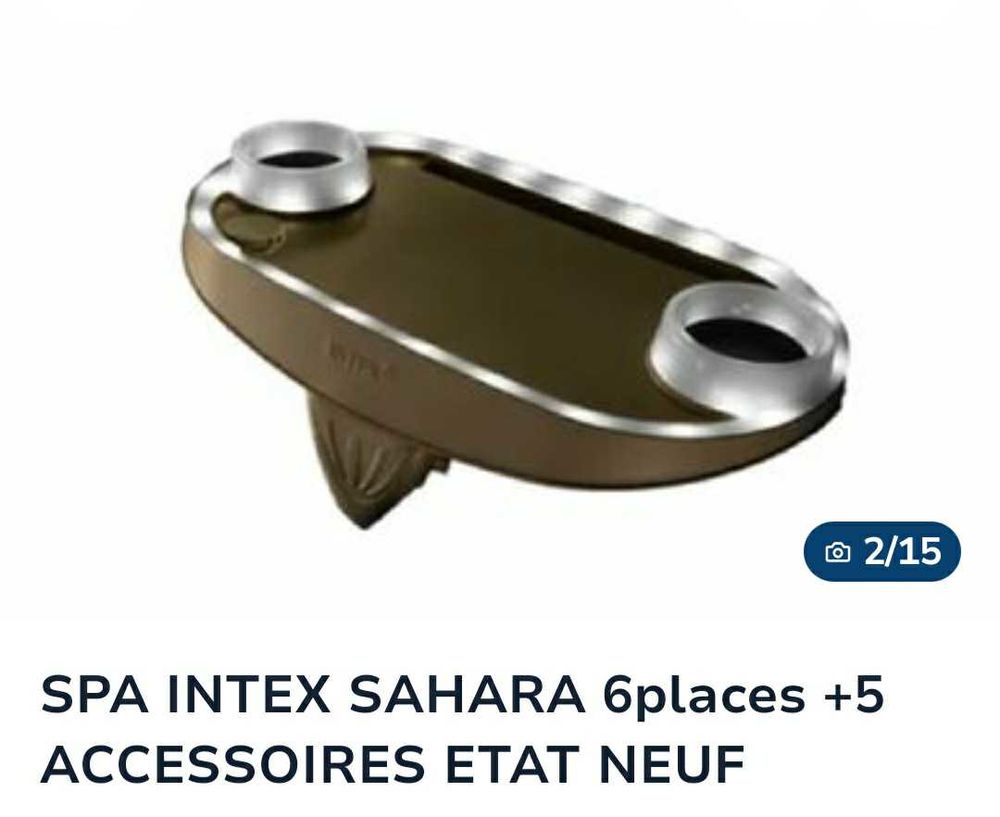 Spa intex sahara 6places +5accessoires sous tente Decathlon Jardin