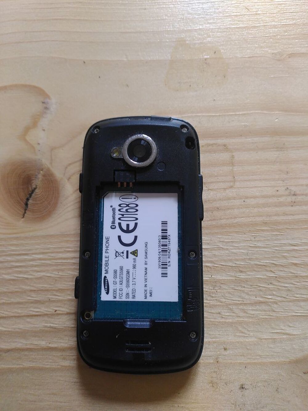 Samsung GT-S5560 / Player 5 / Marvel Noir - Pour pi&egrave;ces Téléphones et tablettes
