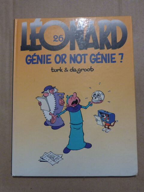 BD LEONARD N° 26  avec une dedicace de  TURK  et  DEGROOT 35 Brest (29)