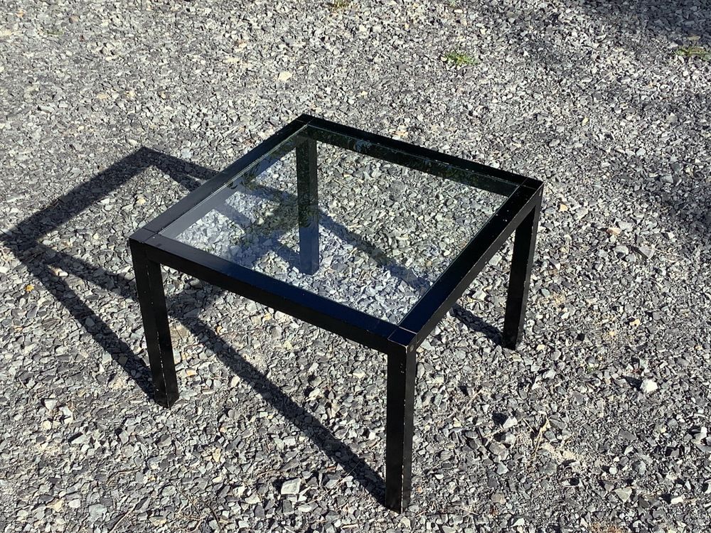 Table basse noire en bois IKEA Meubles