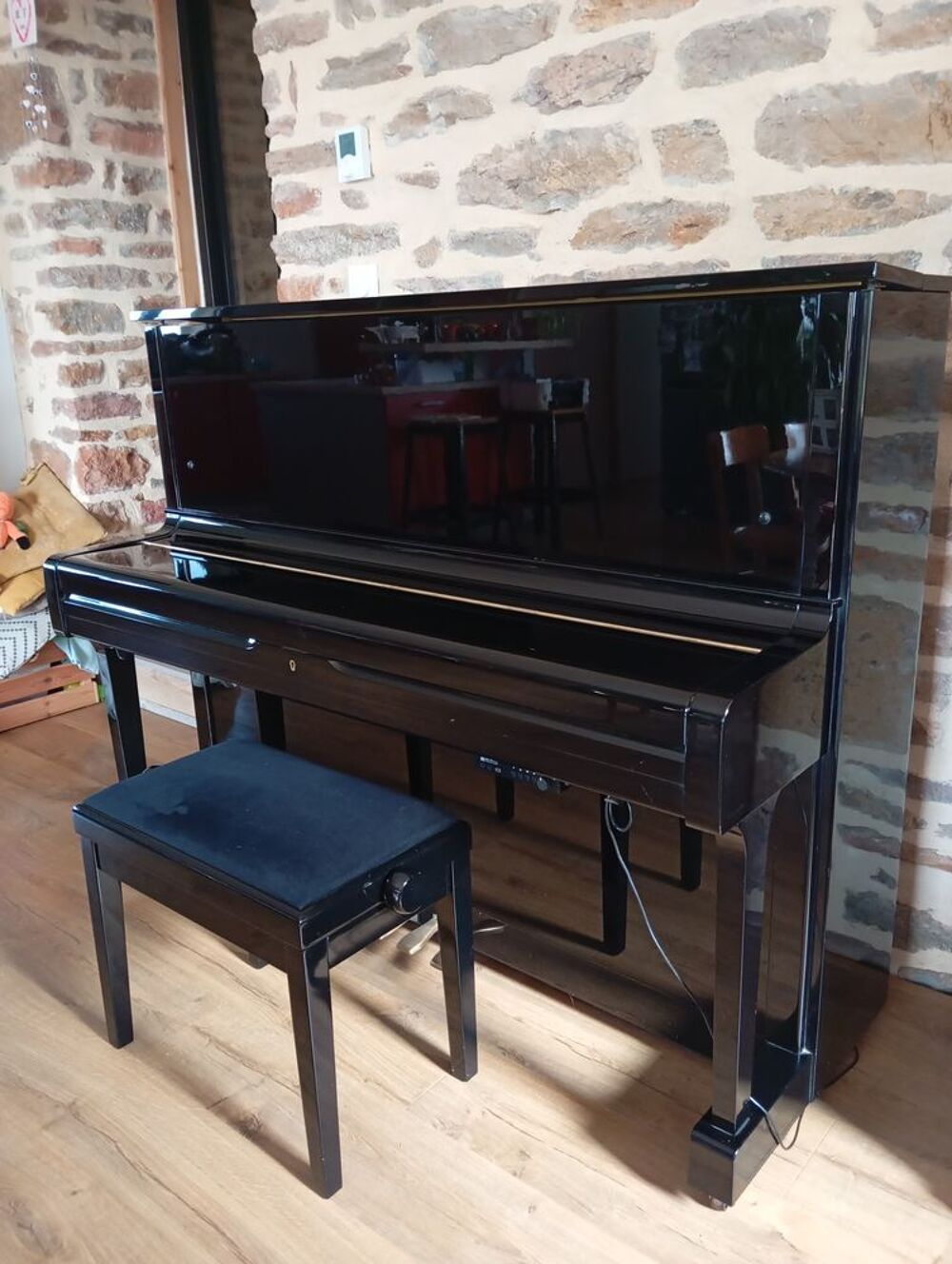 Piano Yamaha U1 avec syst&egrave;me adsilent Instruments de musique