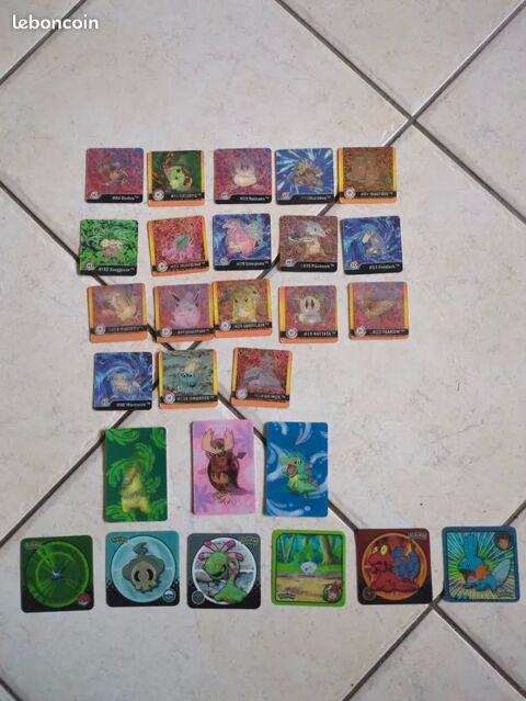 Cartes lenticullaires Pokemon animées Artbox, Kellog's, flix Talence (33)