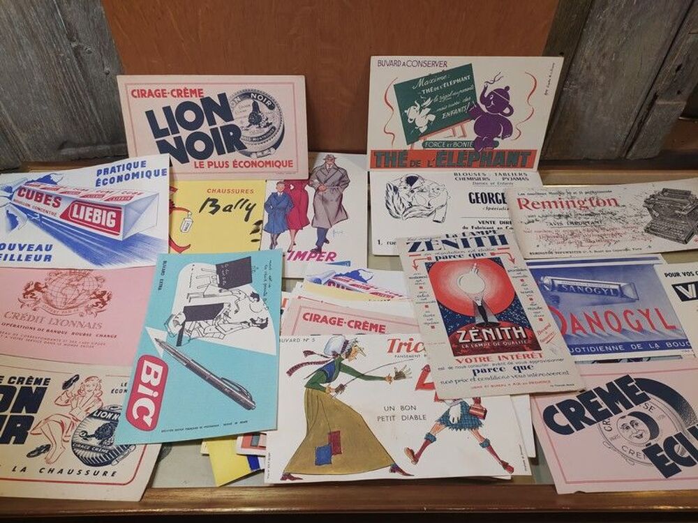 Anciens Buvards Publicitaires de Collection 