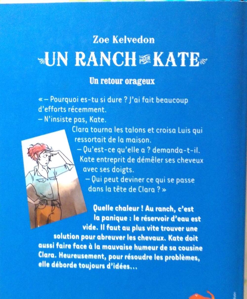 UN RANCH POUR KATE - UN RETOUR ORAGEUX de Zoe KELVEDON Livres et BD