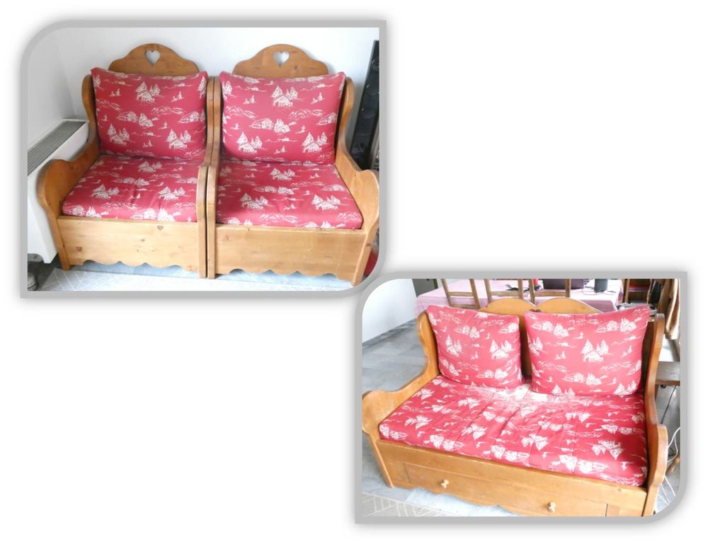 canap&eacute; + 2 fauteuils Meubles