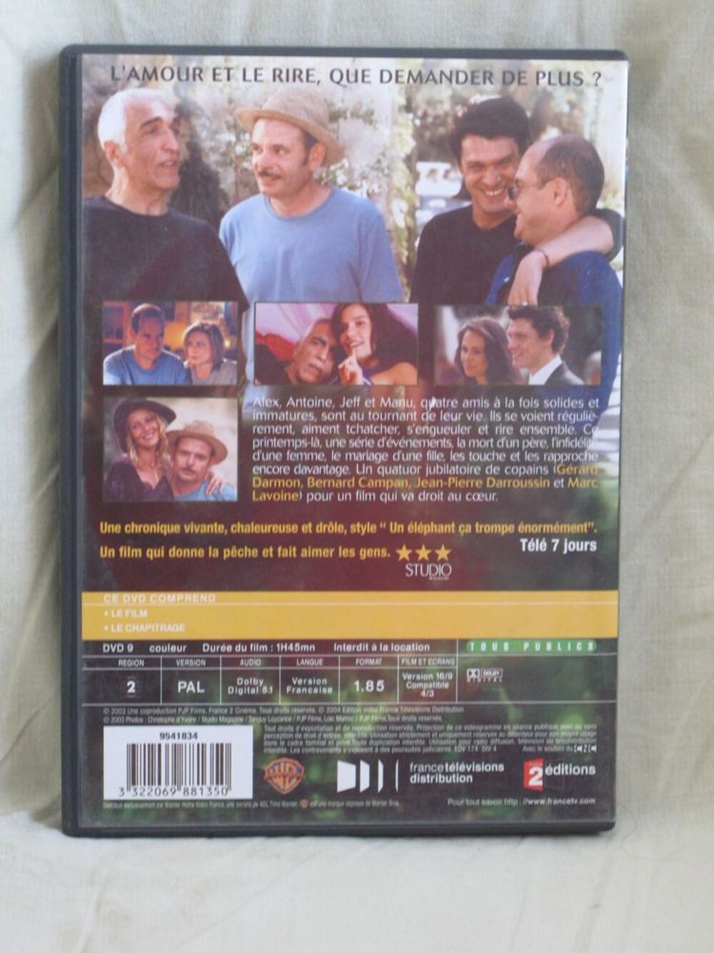le coeur des hommes DVD et blu-ray