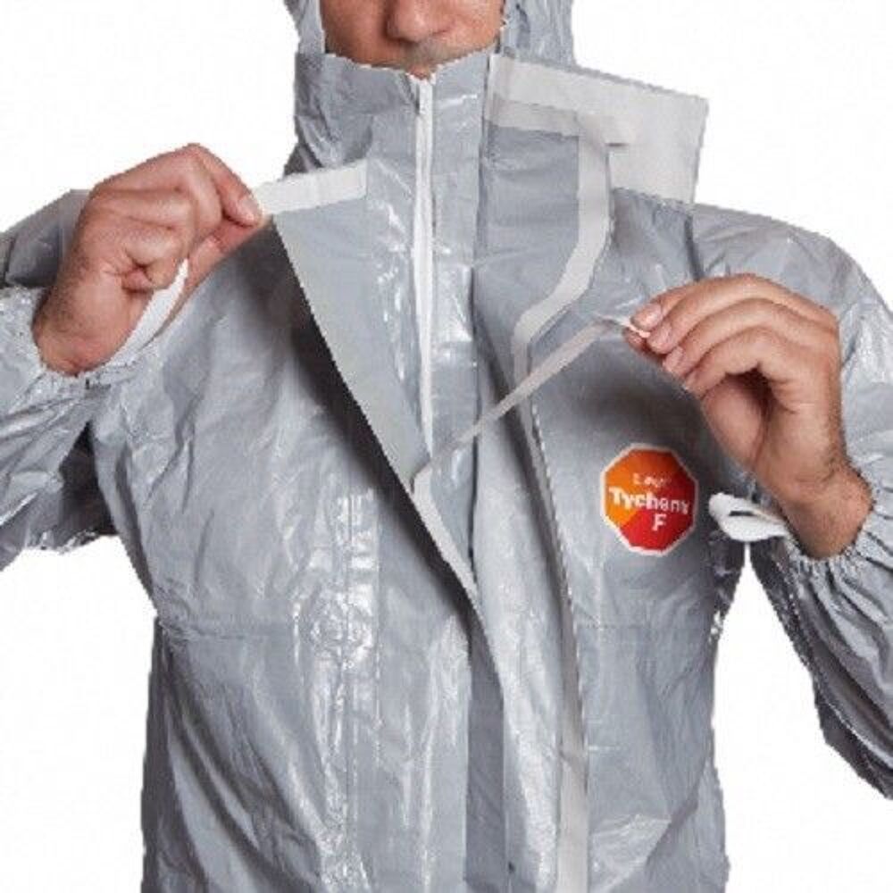 Combinaison &agrave; cagoule CHIMIQUE Cat&eacute;gorie III DUPONT Tychem F CHA6 TAILLE L et XL NEUF Vêtements