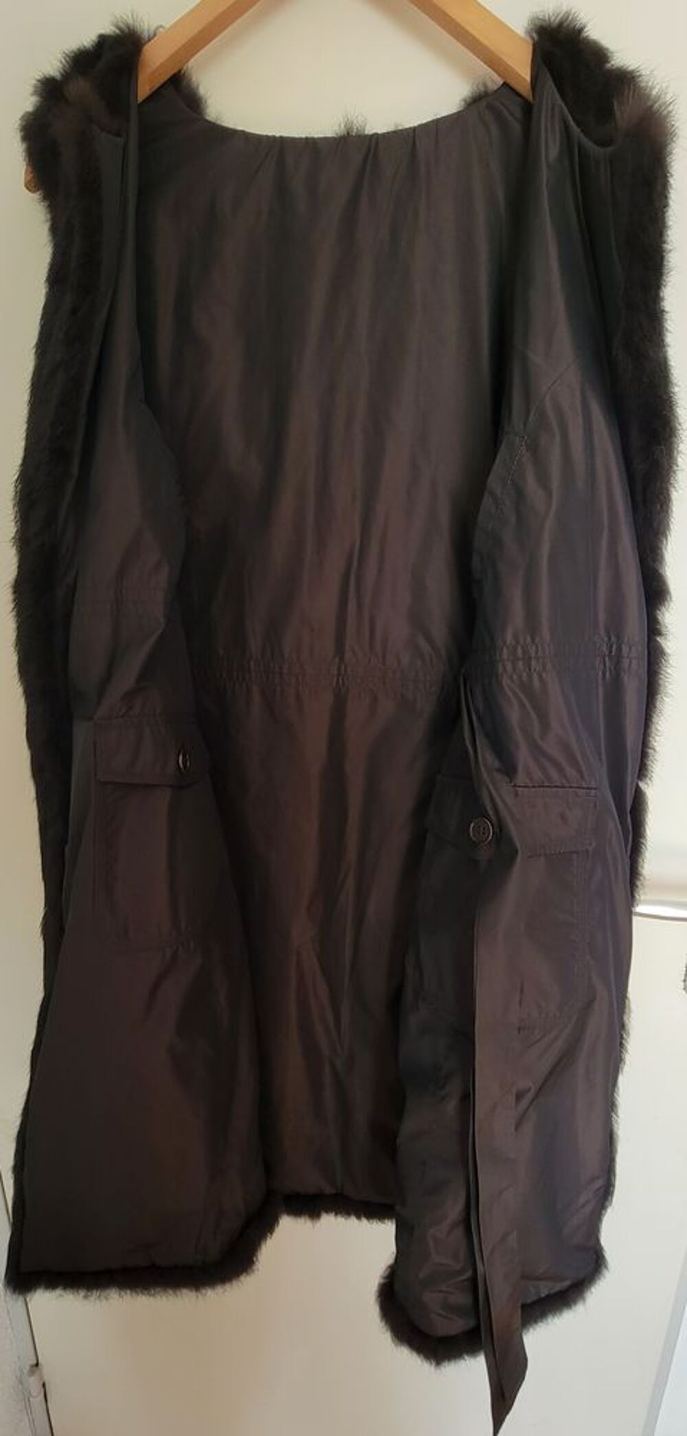 Manteau gilet sans manches en fourrure Vêtements