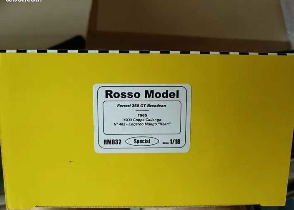 Ferrari 250 GT Breadvan Rosso Model 1/18 