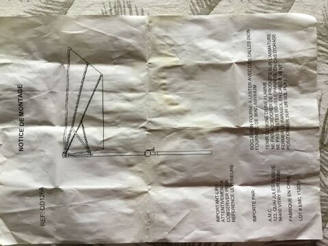 Demi parasol de balcon 40 Le Cannet (06)