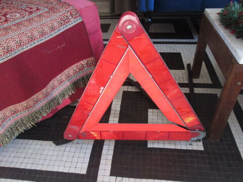 Triangle de signalisation routire 5 Herblay (95)