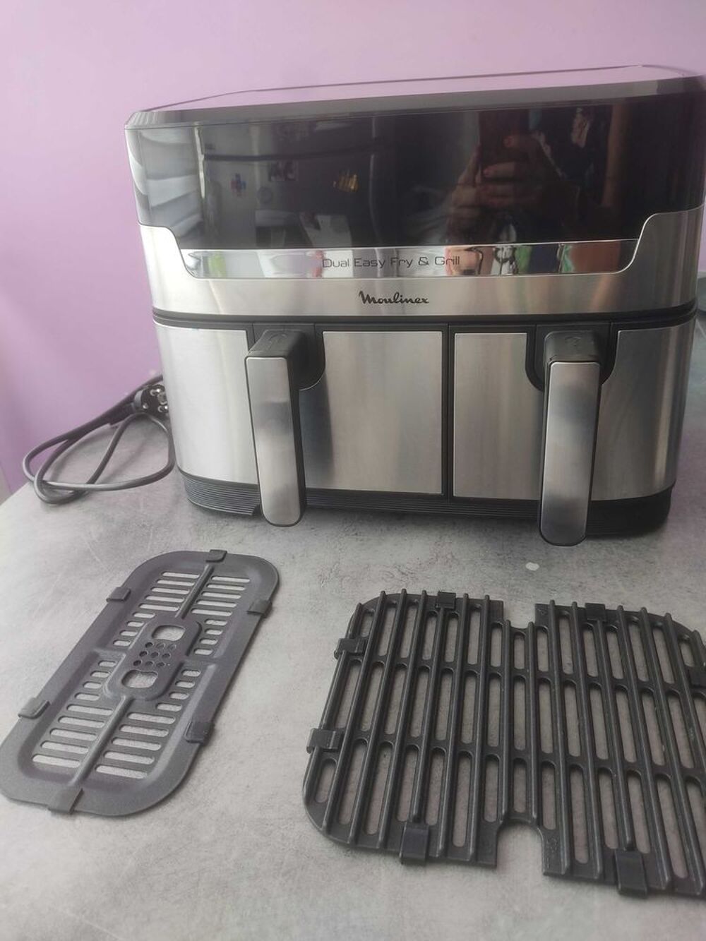 NEUF Dual Easy Fry and Grill Electroménager