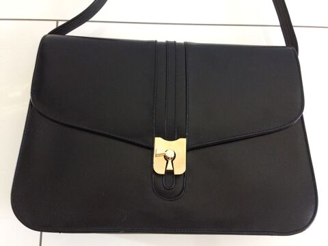Sac à main vintage  ALMADA  noir 59 Marseille 10 (13)