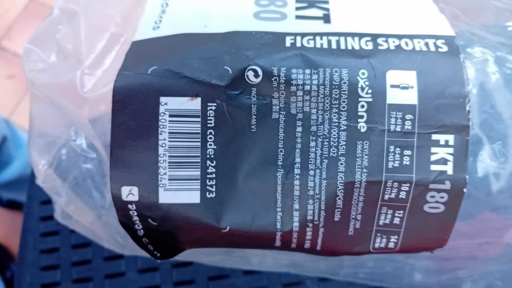 gants de boxe NEUFS FKT 180 Sports