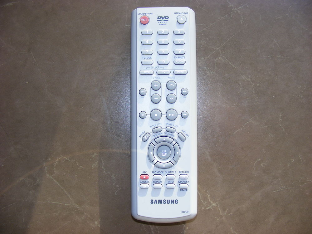 t&eacute;l&eacute;commande Samsung 00012J Photos/Video/TV