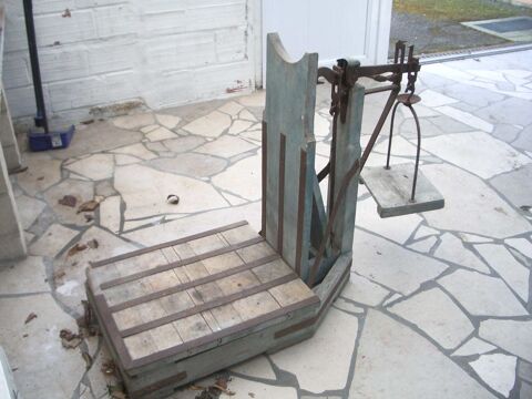 Bascule de pesage, vintage Magnanville (78)