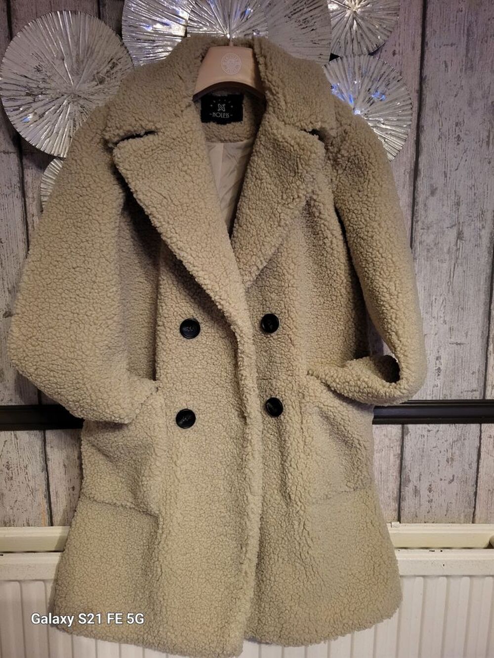 Manteau effet peau de mouton Vêtements