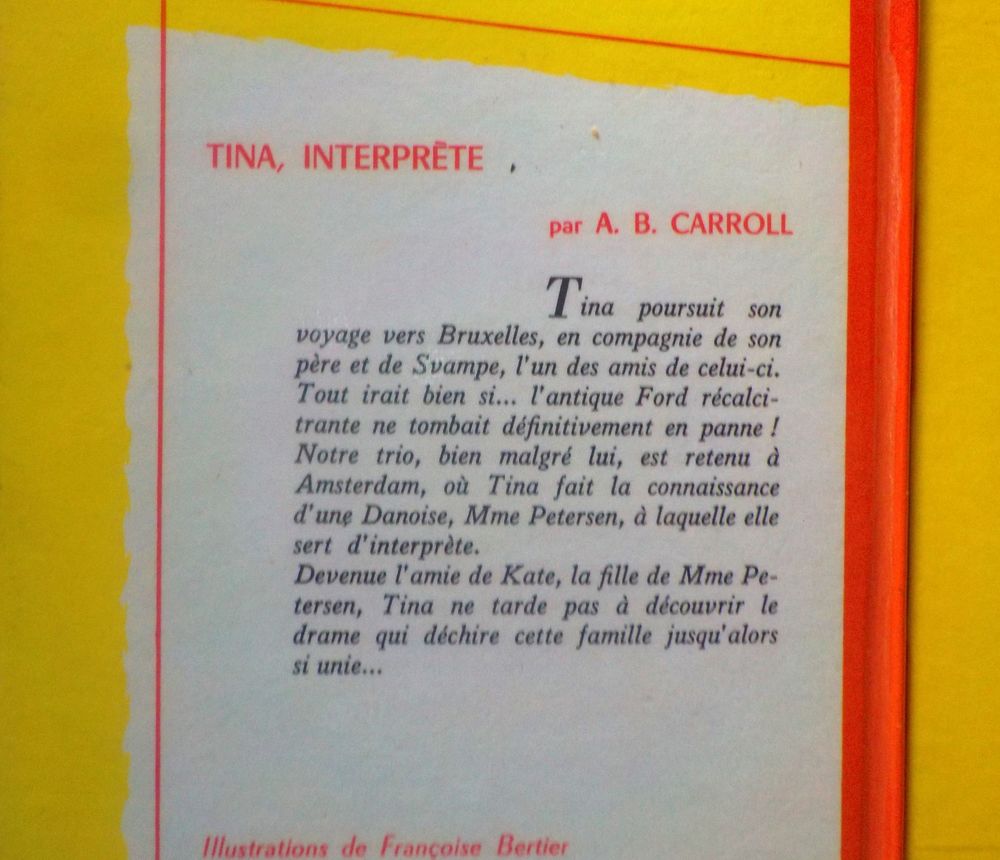 3 TINA Collection SPIRALE (Interpr&egrave;te, joue gagnant, parmi l Livres et BD