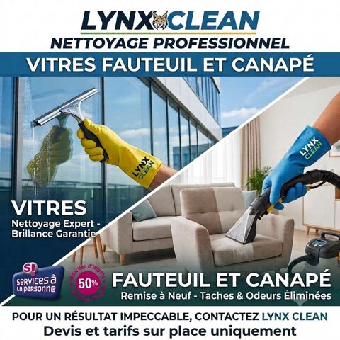 Nettoyage Pro : Vitres, Fauteuil, Canap&eacute;, Matelas 0 03100 Montluçon
