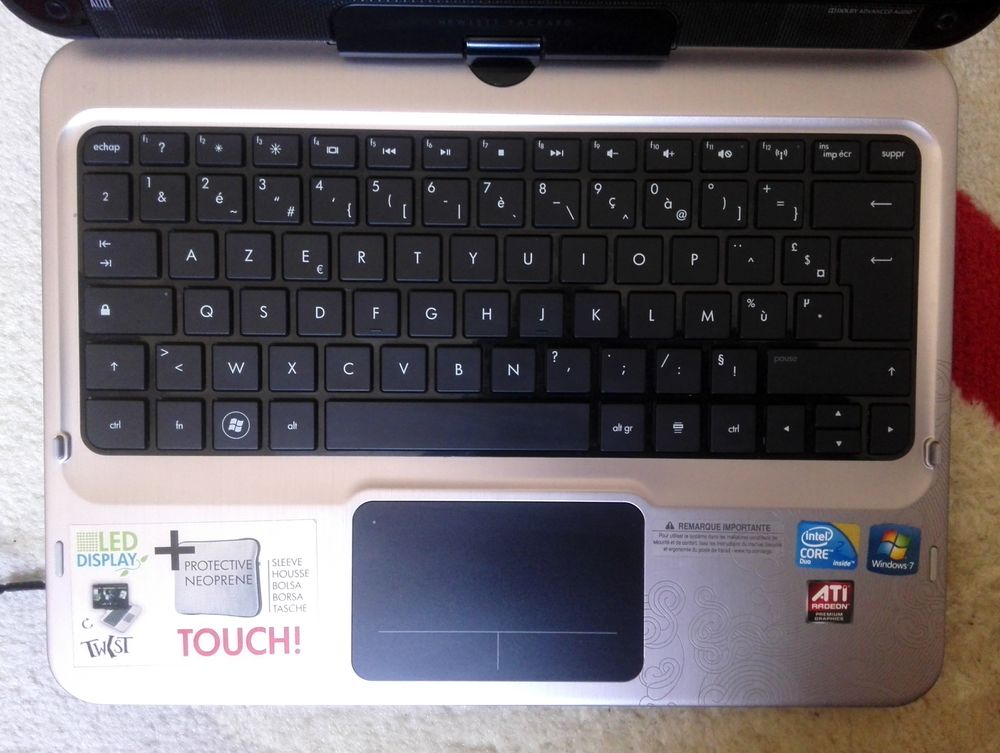HP TACTILE TouchSmart tm2-1050ef comme neuf avec SSD
Matériel informatique