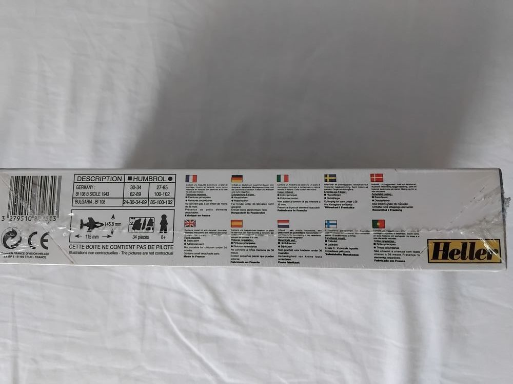 Maquette HELLER MESSERSCHMITT BF 108B 'TAIFUN' 1/72 neuve Jeux / jouets