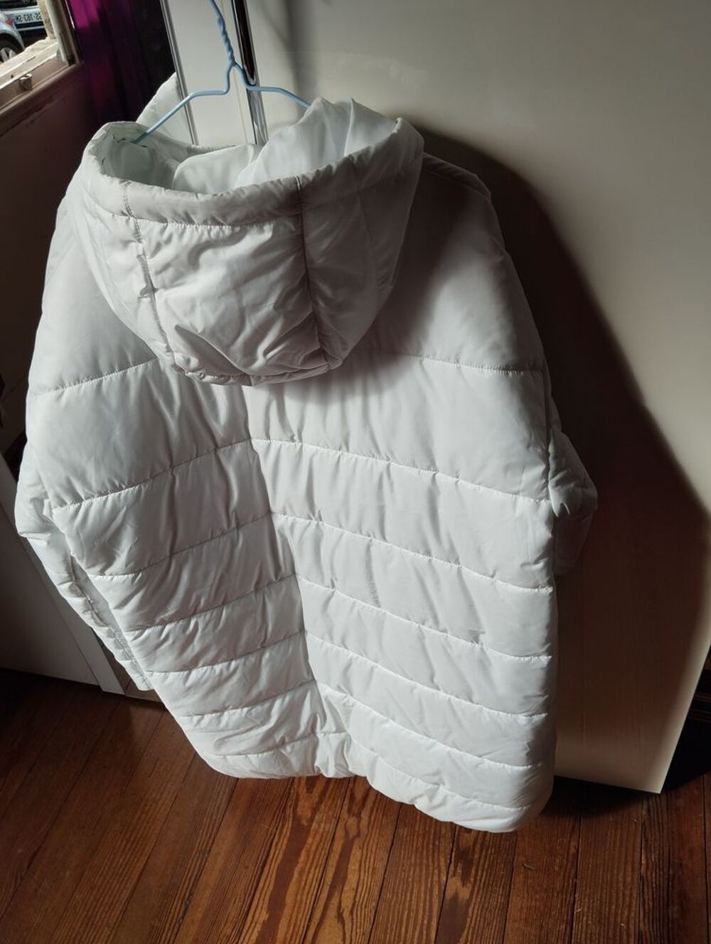 parka chaude blanche Vêtements