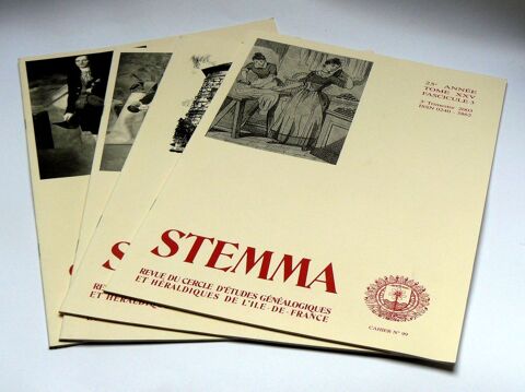 Revues du Cercle G�n�alogique d'Ile-de-France - CEGHIF 4 Argenteuil (95)