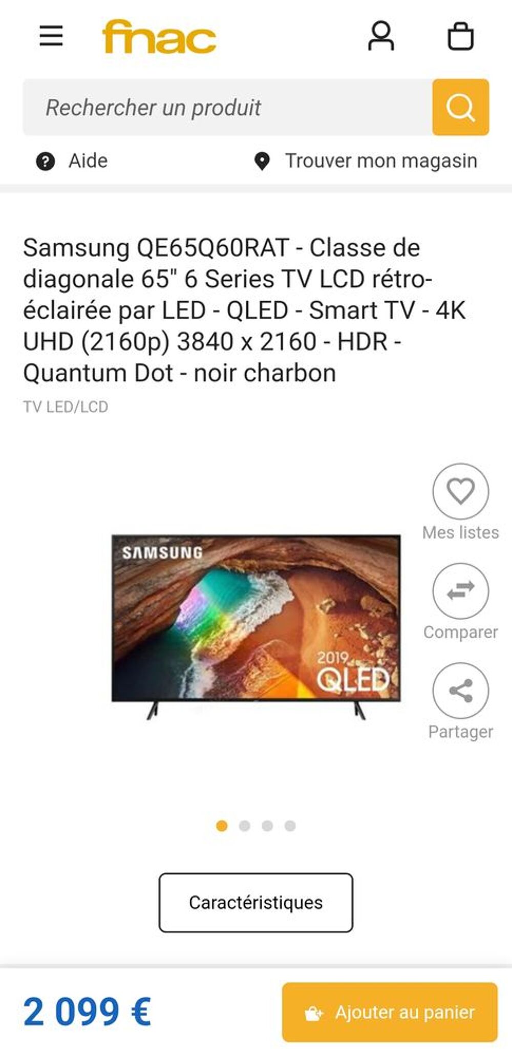 Samsung TV QLED 4K Photos/Video/TV