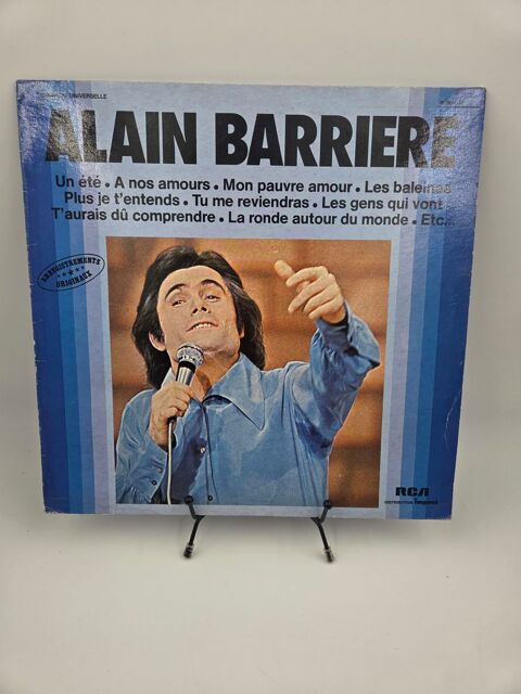 Vinyle 33 tours Alain Barriere (Enregistrement Originaux)  5 Vulbens (74)