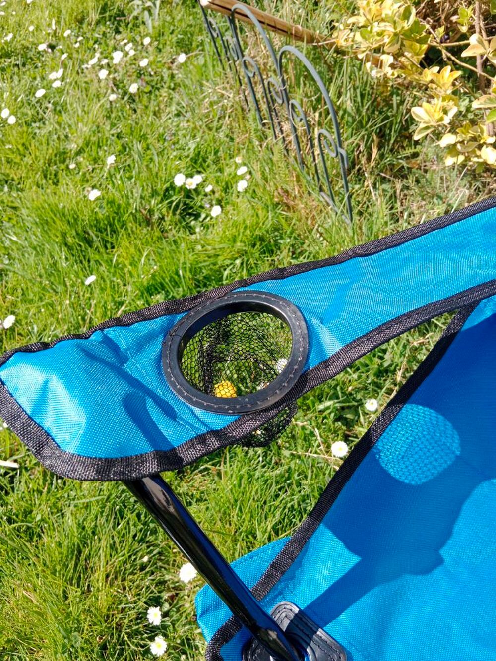 Chaises pliantes de camping &quot; avec porte-gobelet &quot; (prix d&eacute;gressif) Jardin