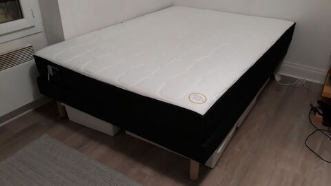 Lit 140x190 : sommier + matelas en trs bon tat 290 Bry-sur-Marne (94)